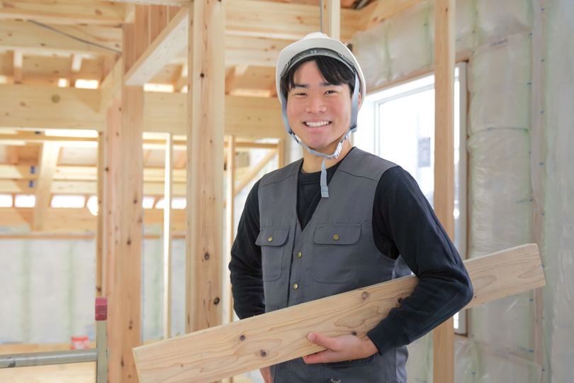 ツーバイフォー工法で、人件費を削減!